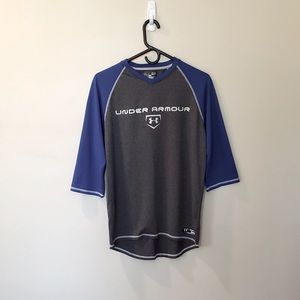 ❤️BOGO Free Sale❤️Under Armour Men’s V-neck 3/4 Sleeve Baseball T-Shirt